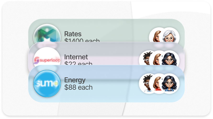 Split bills with others